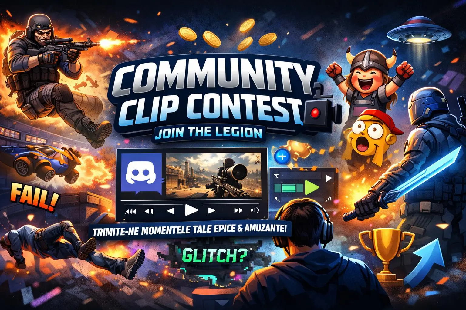 Community Clip Contest JoinTheLegion: Arată-ne cele mai tari momente din jocurile tale 